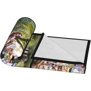 Custom Blanket with Photo Text Personalized Bedding Throw Blankets Customized Flannel Fleece Blankets for Family Birthday Wedding Gift Fits Couch Sofa Bedroom Living Room - 30"x40"