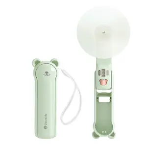 DOSODODA Portable Handheld Fan 3 in 1 Mini Personal Fan with USB Rechargeable Power Bank, Flashlight & Gifts for Women, Men, Kids & Outdoor Use Convenient outdoor activity portable fan