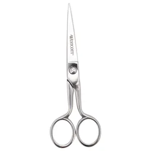 Westcott 6in Forged Paper and Fabric Scissors, Precision Scissors for Sewing and Crafts, Art, Office (00763-PARENT)
