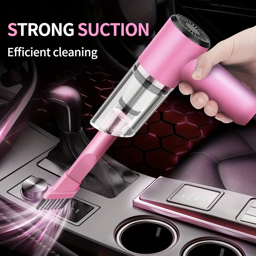 12V Wired Lightweight Handheld Mini Car Vacuum - Strong Suction Device for Pet Hair Removal, Interior Cleaning, Dashboard Cleaning, Lightweight Handheld Vacuum, Handheld Vacuum