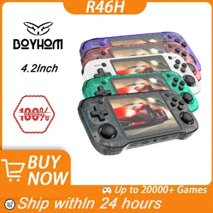 Boyhom R46h Retro Handheld Game Console, 4.2 Inch HD IPS Screen, 20000+ Classic Games, Portable Nostalgic Gaming Machine, Fast Shipping