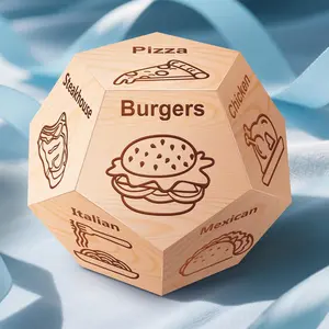 Dice for Her Him Couples Gift Ideas Food Decision Dice Games Christmas Birthday Valentines Day Gifts for Wife Husband