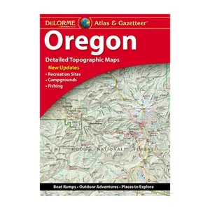 Delorme Atlas & Gazetteer Oregon 10e -- Delorme, Sheet Mapsheet Map - Detail Un