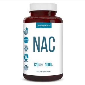 TrueVantage Nutrition NAC Supplement 1000mg - 120 Veggie Capsules - Antioxidant Support for Liver Health & Lung Immunity - Gluten-Free Non-GMO - 60 Servings