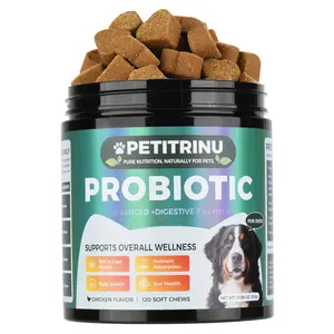 Best-Selling Dog Probiotics – Chewable Tablets for Digestive Health & Gut Support, Pet Supplement