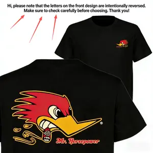 Mr Horsepower Vintage Racing Car Tee – 100% Cotton Classic Hot Rod Graphic T-Shirt, Auto Mechanic Streetwear Style Comfortable Graphic Tee S-5XL Plus Size tiktok shop Deals Tiktok Shop