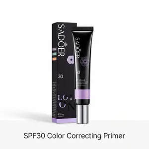 Color Correcting Primer Set – 3 Shades (Green, Purple, Beige) | Hydrating Tone-Up Cream | SPF 30+ Makeup Base for Redness, Dullness, Dark Circles