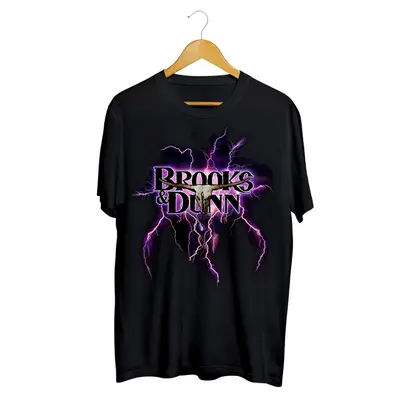 Brooks N Dunn Lightning Tee TikTok Shop - Main Image