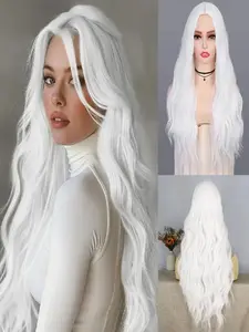 Women's Water Ripple Wig, Fashionable Easy Wear Design, Head Circumference 52-56cm, Perfect for Daily Use, Parties, and Costume Events