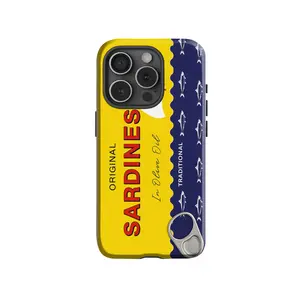 Personalized Creative Sardine Can Design Phone Case for Iphone 17, 17 Pro, 16 Pro Max, 15 Pro, 13, 11, 12, XS, 8 Plus, And 7, Glossy 2-In-1 Case, Phone Case, Handy Case