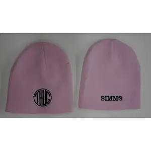 THUG SIMMS Black Logo Beanie -Pink