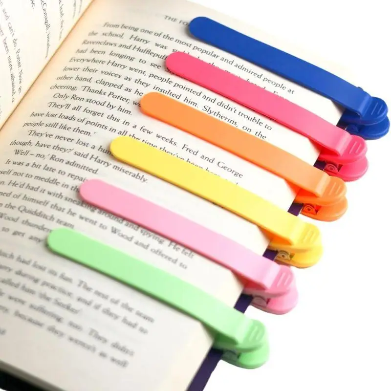 EasyClip Silicone Bookmark: Minimalist blankpage markers that automatically remember yourpage. Perfect Gift for Book Lovers