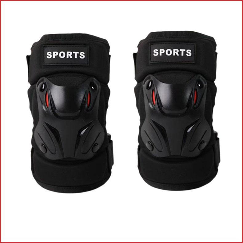 Motorcycle & Electric Vehicle Elbow + Knee Pads - Anti-Fall Protective Gear for Delivery Rides, Outdoor Sports