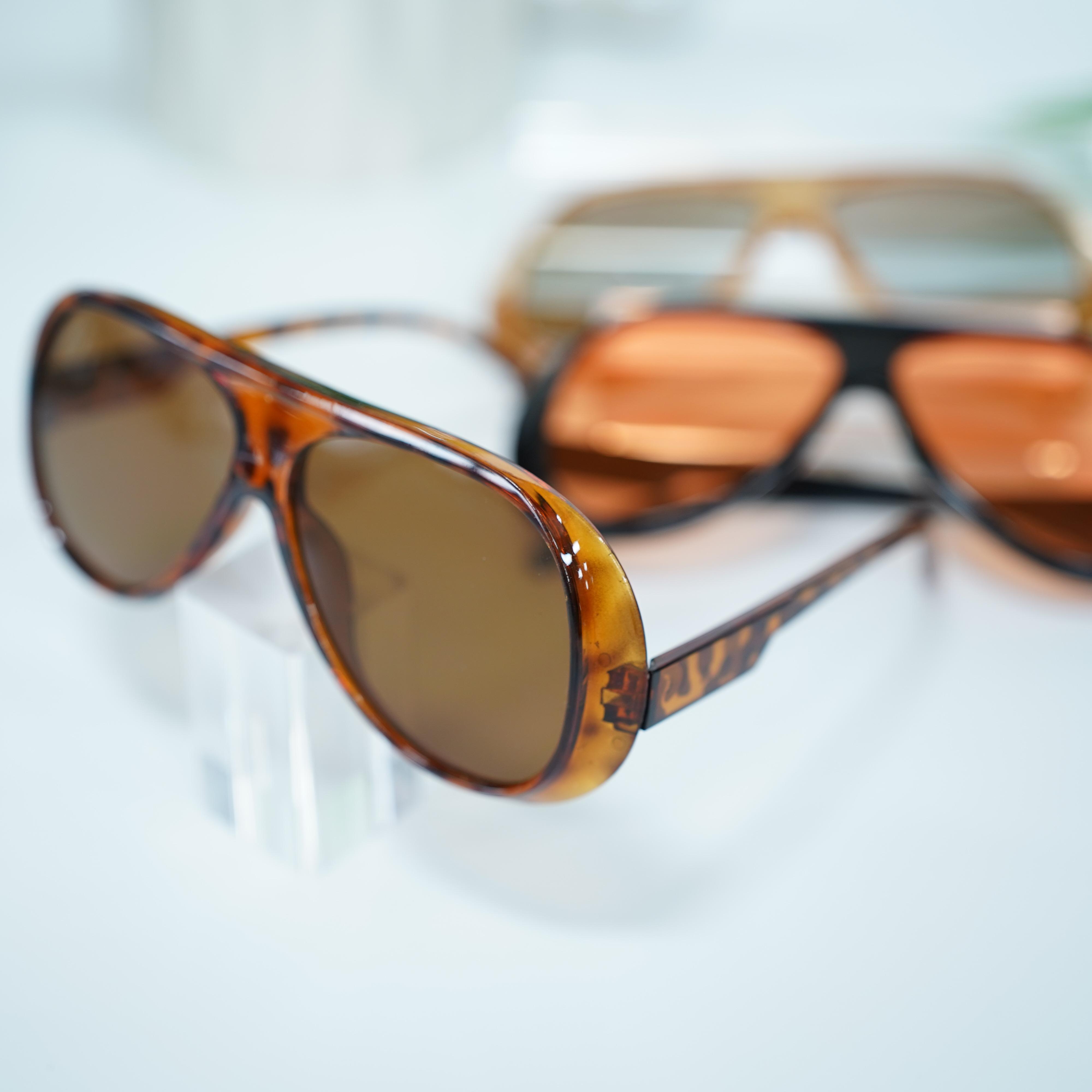 3PCS Large Frame Sunglasses Set, Fashionable Trendy Versatile Protective Eyewear, Stylish Sun Glasses for Men & Women