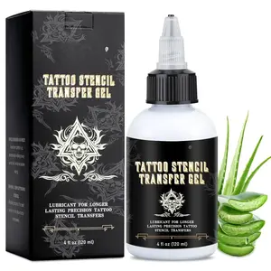 Tattoo Stencil Transfer Gel Solution, Tattoo Stencil Gel, Tattoo Transfer Gel for Transfer Stickers Paper Machine Stencils, Tattoo Supplies Accessories for Tattoo Artists & Beginners