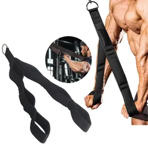 3-in-1 Tricep Rope Pull Down Tricep Rope Cable Attachment Handles Pull Down Attachment Extension Strap Push Down Face Pull Tricep Rope Cable Attachment for Pull Downs for Strength Training at Gym Home Outdoor