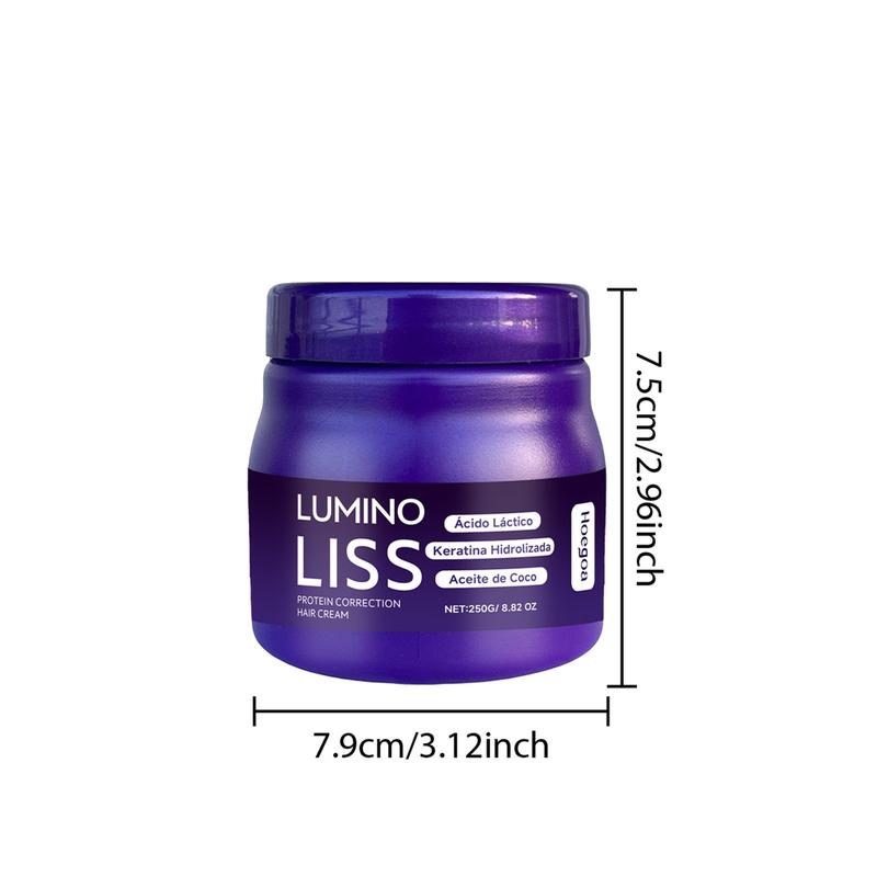 XIMONTH Protein Hair Straightening Cream - Professional Silk & Gloss Smoothing Treatment for Frizzy, Damaged Hair - At-Home Keratin Alternative for Sleek, Shiny & Frizz-Free Finish - 5.07 fl.oz