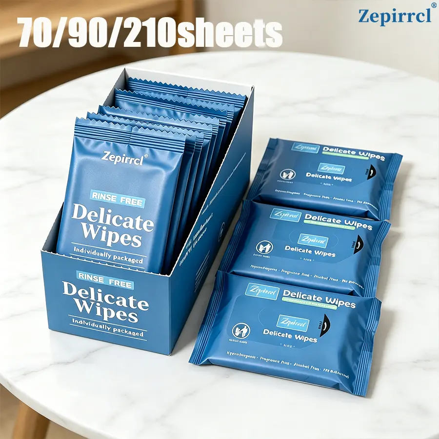 70/90/210sheets Individually Wrapped Pearl Pattern Wet Wipes, Fluorescent Free, Tear Resistant & Moisture Lock, Mild Skin-Friendly, for Home Office Travel Outdoor Camping, Multi-Purpose Portable Sanitary Wipes 40sheets/box，10sheets/pack