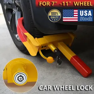 Anti Theft Wheel Lock Clamp Boot Tire Claw Trailer Auto Car Truck Towing
