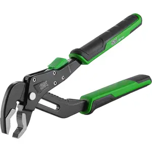 8-Inch Quick Adjust Groove Joint Pliers, Water Pump Pliers, Premium CR-V Construction, SureGrip V-Jaw Design with Comfortable Grips