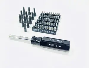 Craftsman 63pc Set includes Magnetic Handle Screwdriver 43373, Nut Driver & Bits