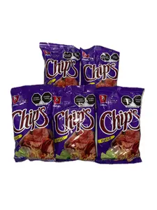 5 bolsas de Chips Fuego Barcel 42g (c/u) | Barcel Chips Fuego Potato Chips, Chili & Lime Flavor, 42 g (1.48 oz) Each, 5-Pack | Mexican Spicy Potato Chips