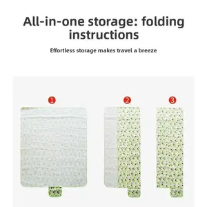 Camping Mat Waterproof Thickened Outdoor Picnic Blanket Portable Lightweight Moistureproof for Family Travel Beach Grass