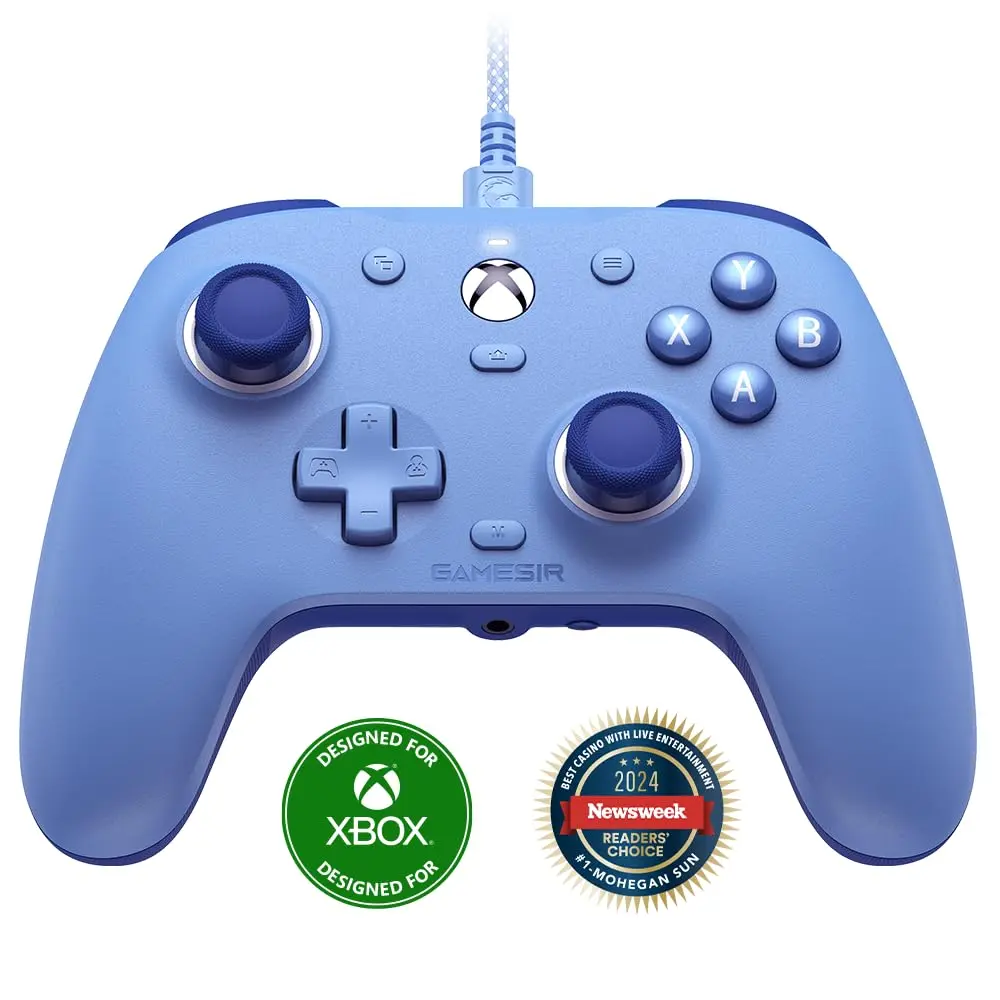 GameSir G7 SE Wired Gaming Controller for Xbox Series X|S, Xbox 1, Windows 10/11 - Plug-and-Play Gamepad with Hall Effect Joysticks, Hall Trigger, 3.5Mm Audio Jack (Blue)