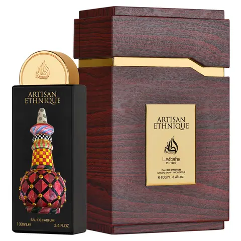 Lattafa Pride Artisan Ethnique for Unisex Eau de Parfum Spray, 3.4 Ounce / 100 ml