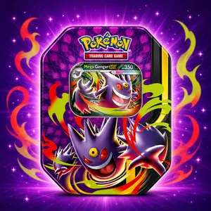Pokémon Trading Card Game: Mega Moonlit Tin- Mega Gengar