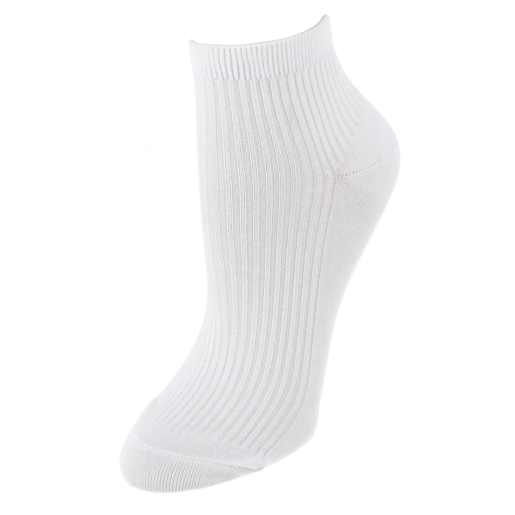 Gold Toe Women's Quarter Lenght Ribbed Comfort Seams Socks (6 Pairs), Ankle Socks