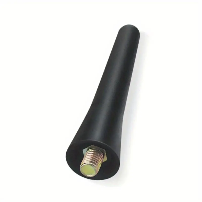 1pc 2.6 Inch Universal Car Radio Antenna Pole Rubber Mini Short Receiver Pole FM AM Roof Mount Car Antenna Screws Car Accessory Tool Truck Antenna