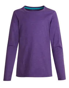 Hanes Girls' Long Sleeve Crewneck T-Shirt