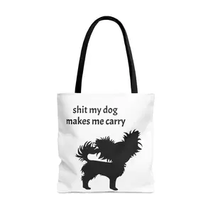 Long haired Chihuahua Tote Bag