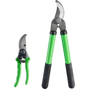 Professional Pruning Shears - Heavy Duty Garden Shears, Equipped with SK-5 Steel Blades, Ergonomic Non-Slip Handle, Branch Shears and Flower Arrangement Tool