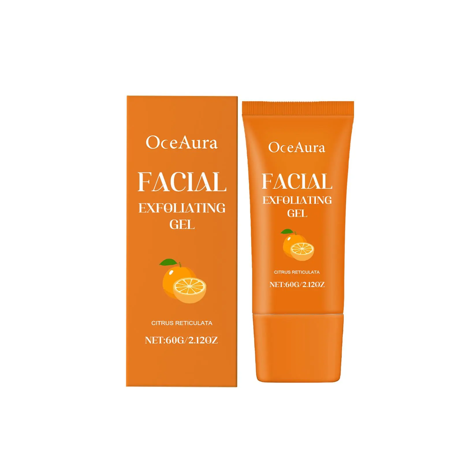 Exfoliating Facial Peel Gel (60g) - Dead Skin Remover, Plant Extracts Cleanser, All Skin Types Summer Skincare Cosmetics