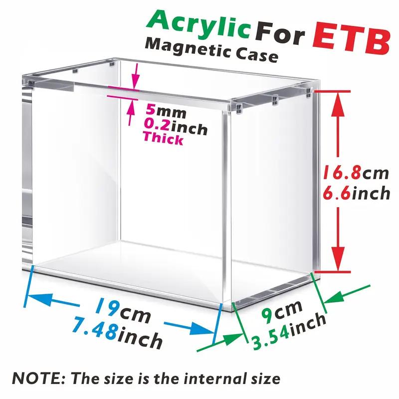Stackable Acrylic Display Case, Compatible with Etb High-Quality ...