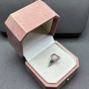 Natural Crystal rose quartz S925 Valentines Gift , Gift for Wedding/Birthday/Mother'sDay/Christmas