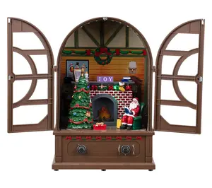 Northlight 12.5" LED Retro Radio Christmas Decoration