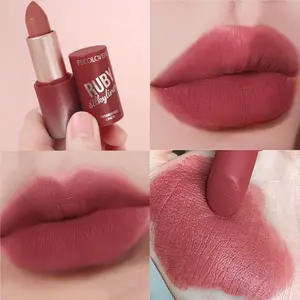 1PC Matte Lipstick, Makeup, Cosmetic, Autumn Rose Shade- for Every Light Beige, 16-Hour Long-Lasting Wear with Waterproof and Sweatproof Formula, Perfectly Smudge-Proof, Ideal Gift Choice: Valentine's Day, Christmas, Parties