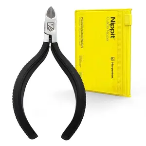 Cuticle Trimmer - Full Jaw Nipper and Trimmer, Non-Slip Cuticle Nipper Stainless Steel Cutter Fingernails and Toenails