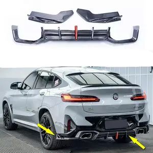 BMW G02 Carbon Fibre Rear Diffuser with LED Brake Light