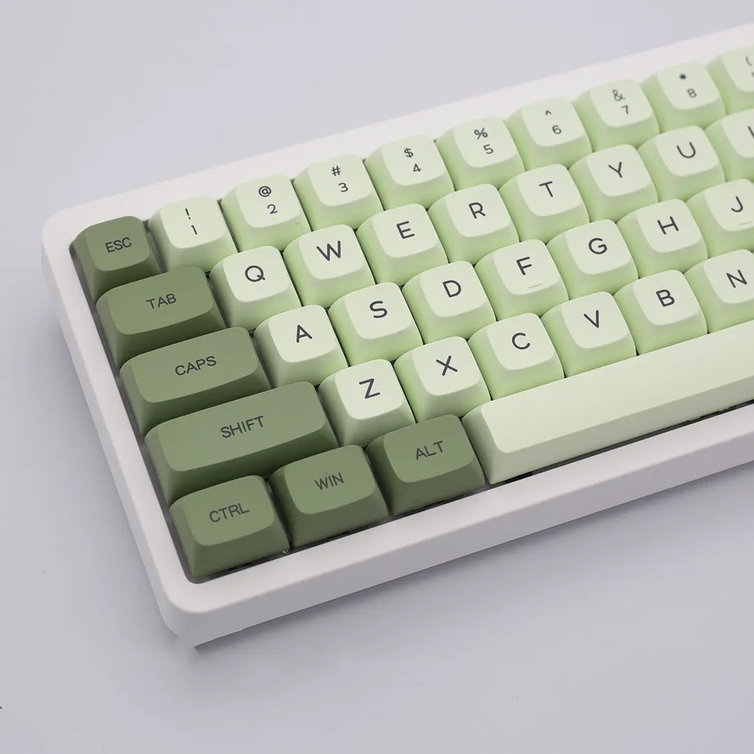 Lime Green Mint Matcha Full Set Of Heat Sublimation Key Caps