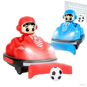 Dual Person Bumper Car Set, Football Match, Cool Lights & Music, One-Button Demonstration, Includes Accessories, for Kids Aged 8+