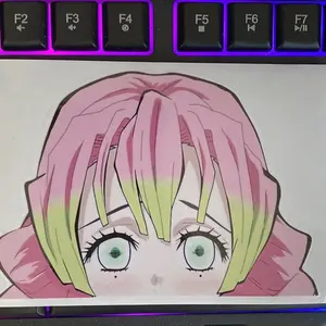 Mitsuri Kanroji Peekaboo Sticker