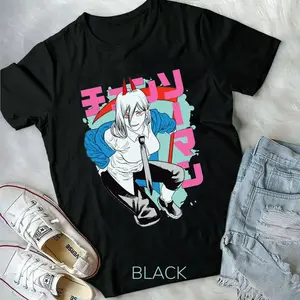 Power T-Shirt,Chainsaw Man Shirt,Blood Fiend,New Anime Devil Hunter