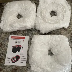 Mop And Bucket Set with 360° Rotatable Mop 3 Microfiber Heads 61-Inch Adjustable Handle Efficient Cleaning Supplies