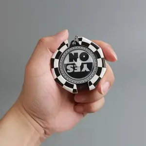 Funny Yes or No Keychain Gift, Decision Spinner Pendant, Fun Accessory for Gifts, Unique Keychain Design, Perfect for Humor Lovers