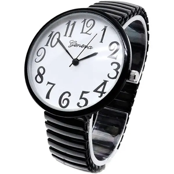 Excellentwatches New Womens Super Large White Face Case Size  display picture 3