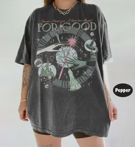 Vintage Change For Good Comfort Colors T-Shirt, Because I Knew You, I Have Been Changed For Good, Wizard Defying Gravity Tee, Broomstick Magic